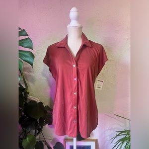 Women’s Dusty Rose Button Down